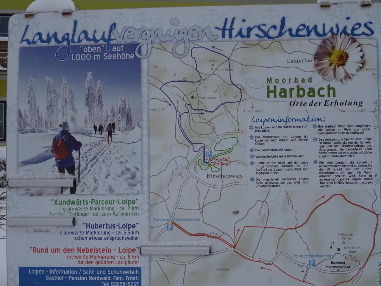 Gasthof-Pension Nordwald Harbach  外观 照片